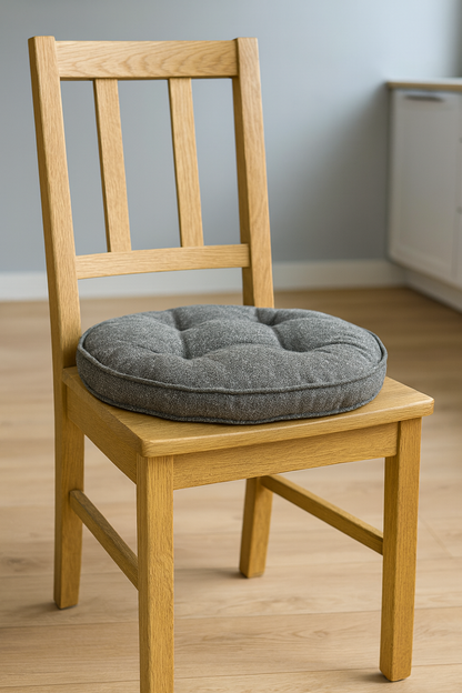 Chair Pad - Linen -Round