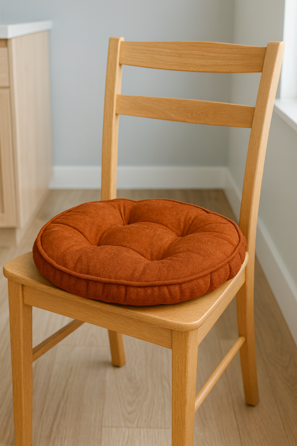 Chair Pad - Linen -Round