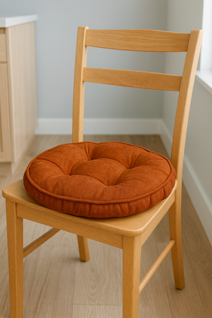 Chair Pad - Linen -Round