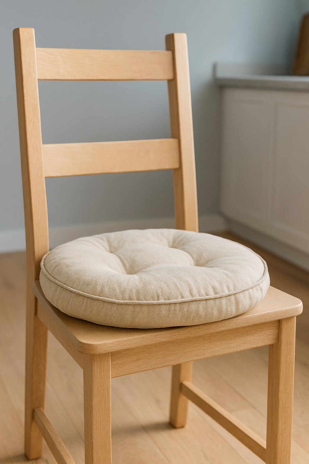 Chair Pad - Linen -Round