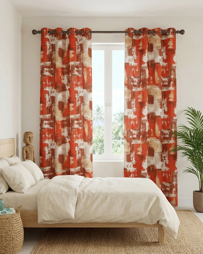 Marika Poly-Linen Kitchen Curtain Set