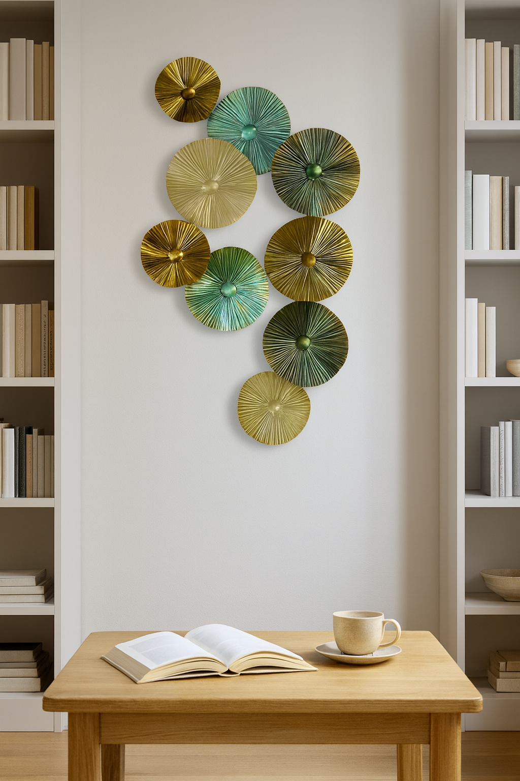 Lotus Leaf - Indoor Metal Wall Sculputre