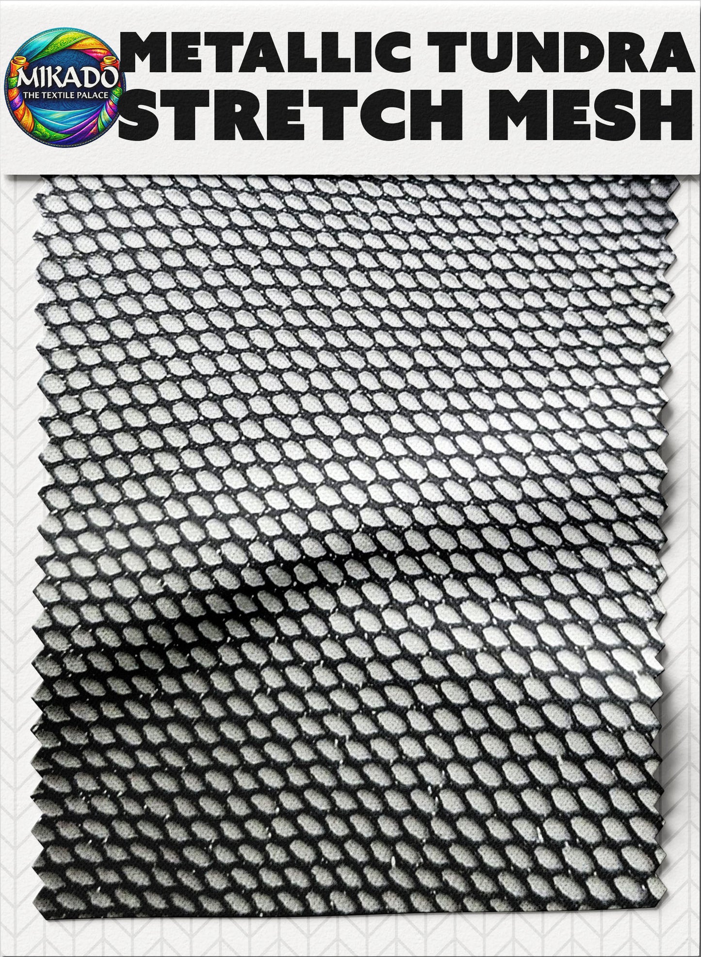 Metallic Mesh Tundra | Honeycomb Fish net