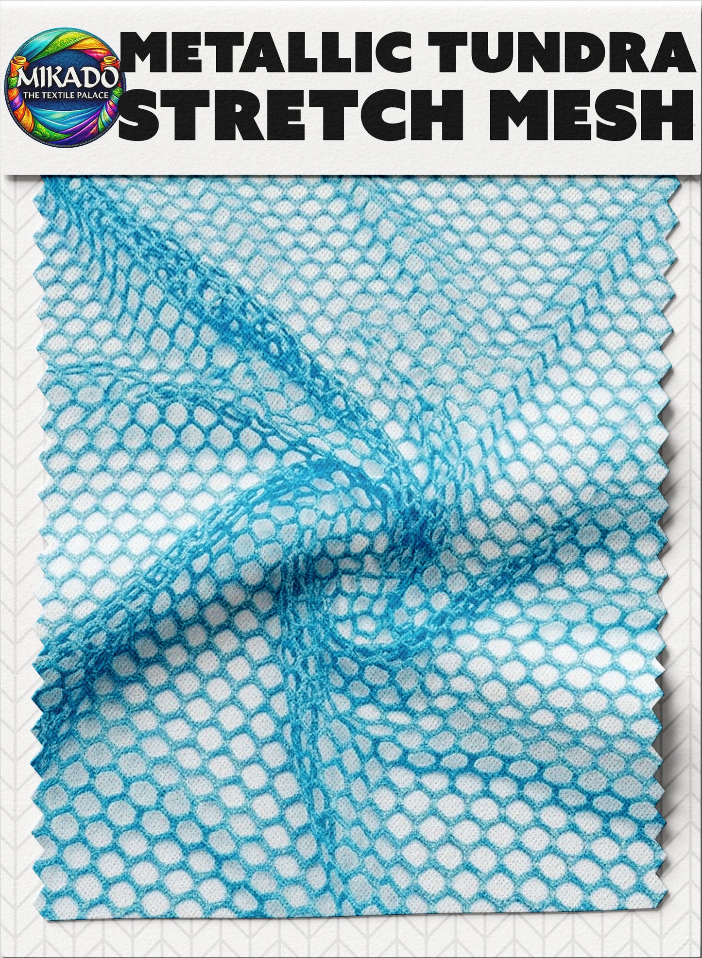 Metallic Mesh Tundra | Honeycomb Fish net