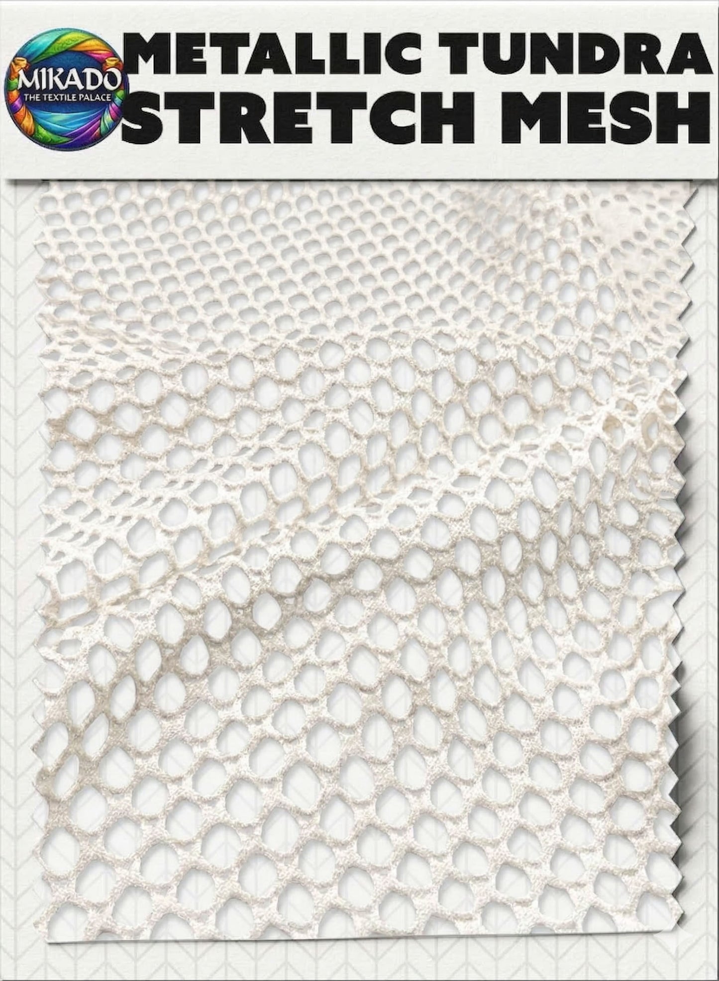 Metallic Mesh Tundra | Honeycomb Fish net