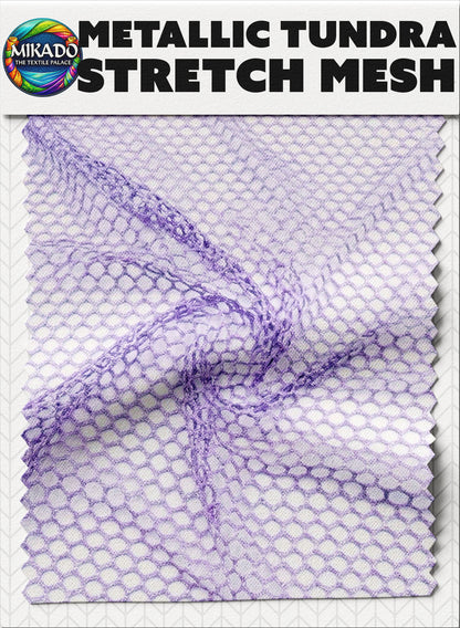 Metallic Mesh Tundra | Honeycomb Fish net