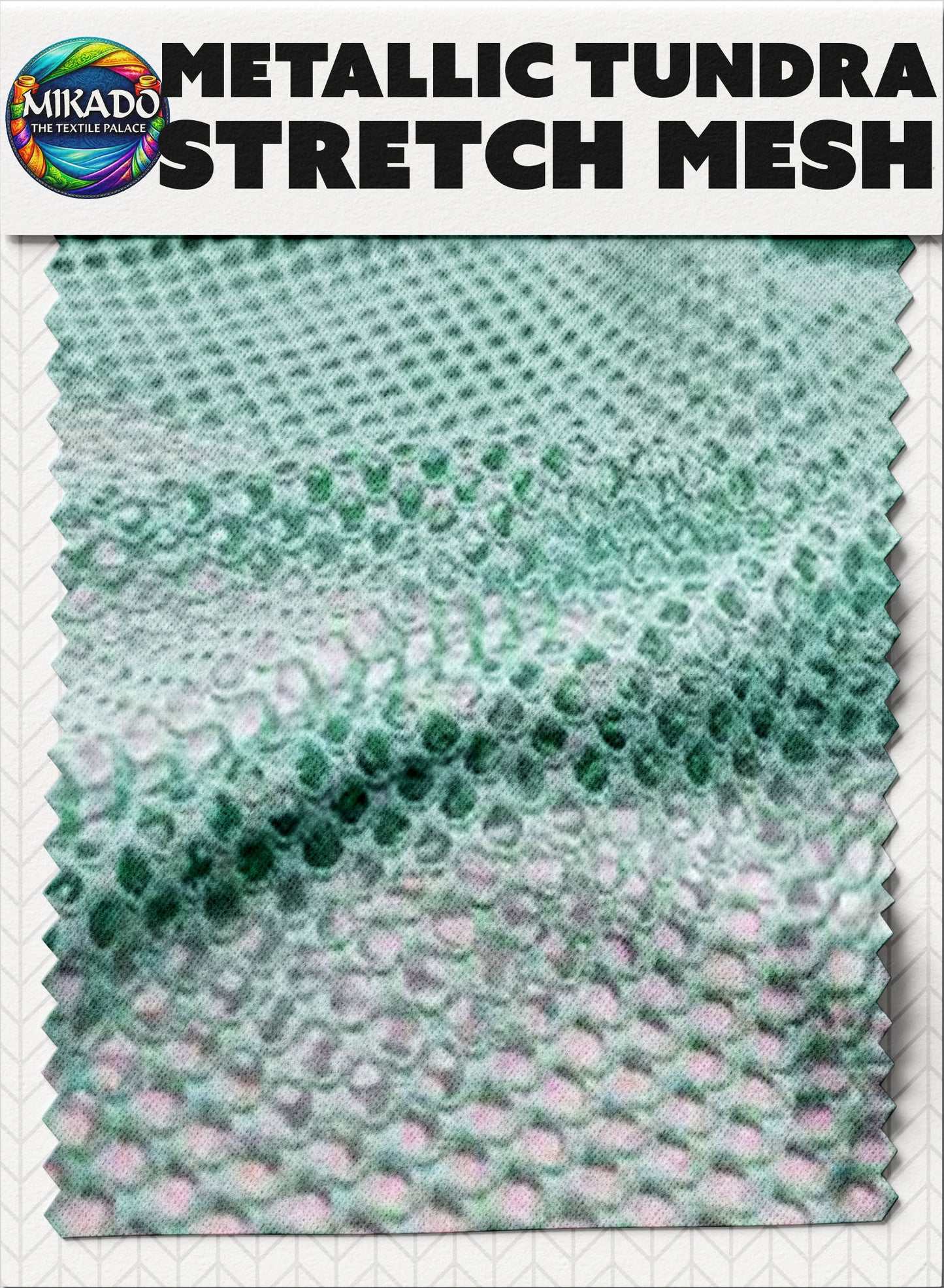 Metallic Mesh Tundra | Honeycomb Fish net