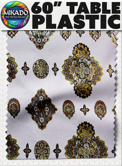 Metallic Table Plastic | yard