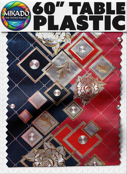 Metallic Table Plastic | yard