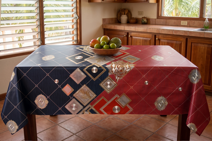 Metallic Table Plastic | yard