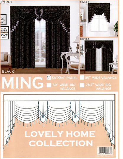 Ming Panel & Valance | 4 Variations