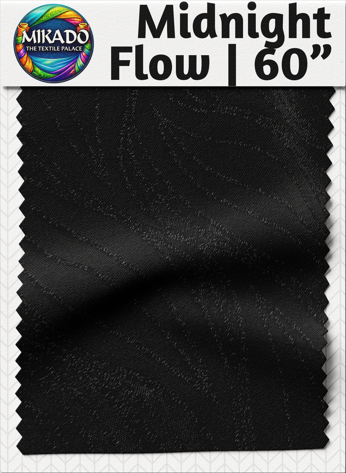 Shimmer Evening Gown Fabric | Midnight Flow