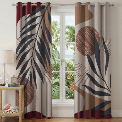 Palmora [2 piece set] Blackout Panel [S-03]