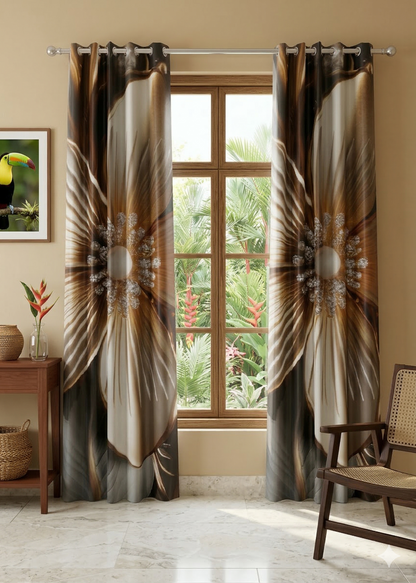 Petal Elegance 🤎 Blackout Panel