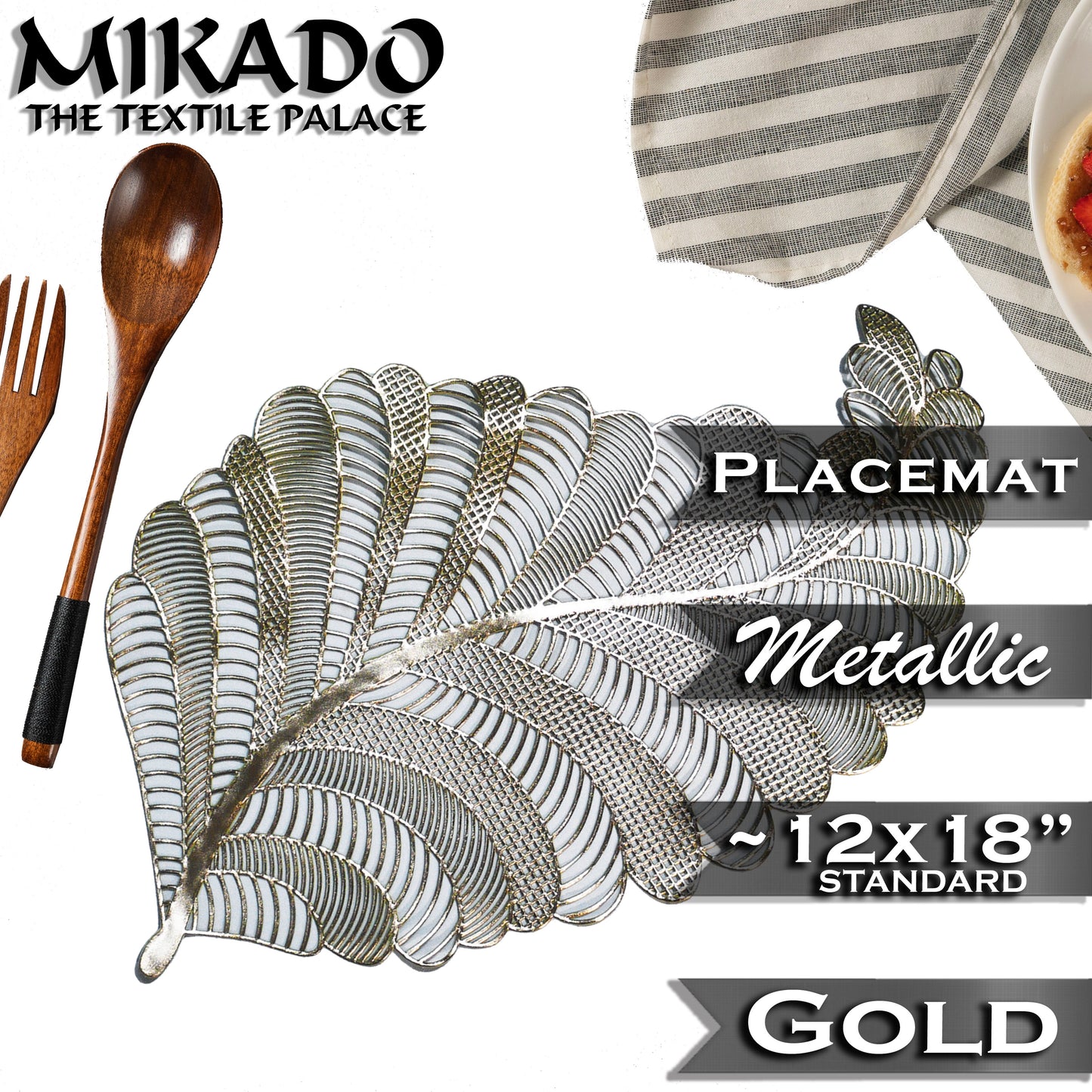 Metallic Placemats | Botanira Collection