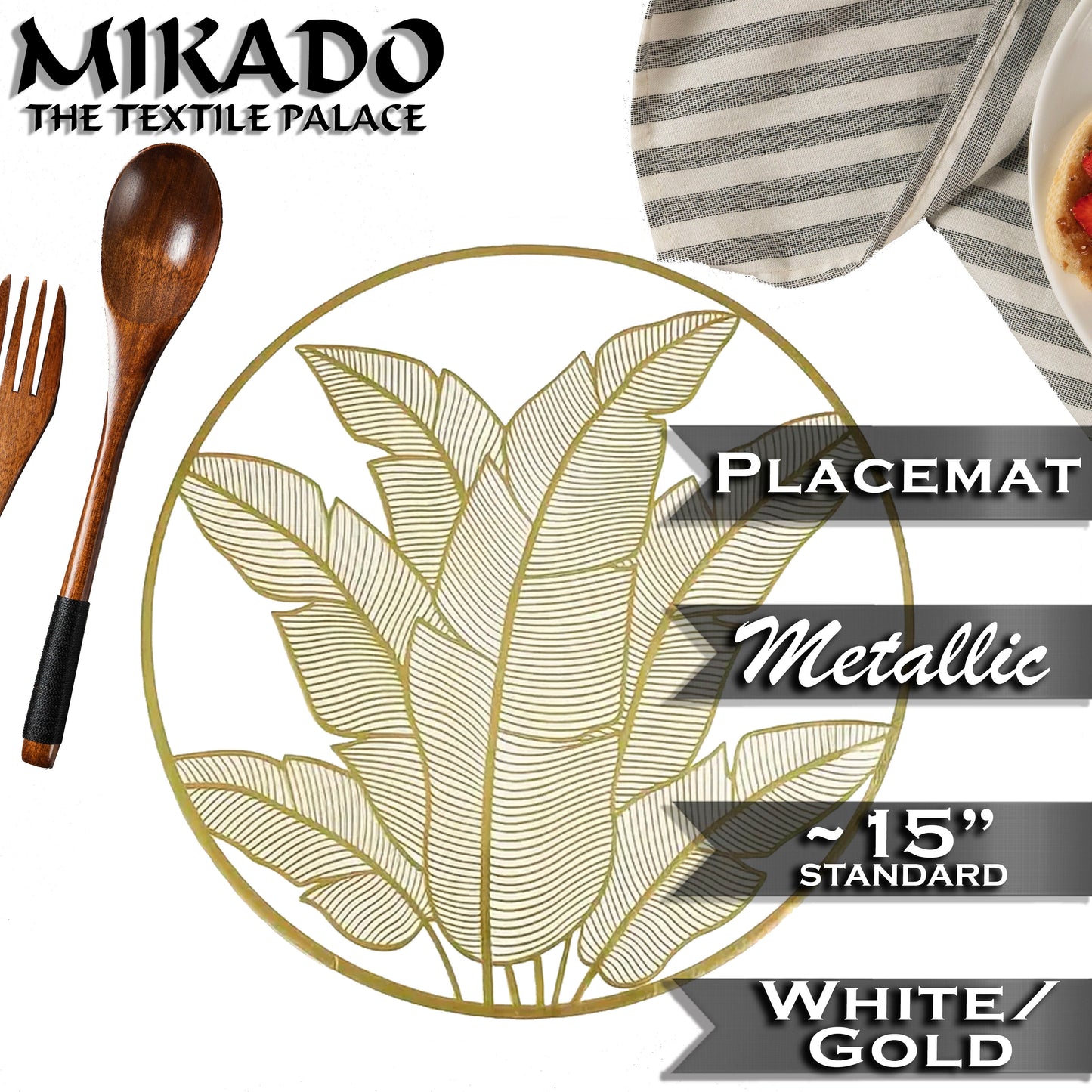 Metallic Placemats | Botanira Collection