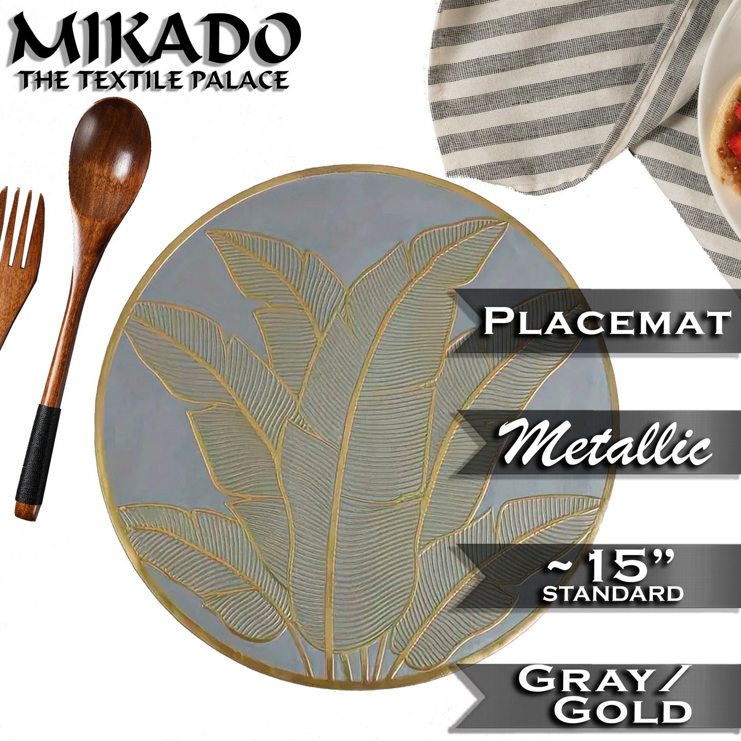 Metallic Placemats | Botanira Collection