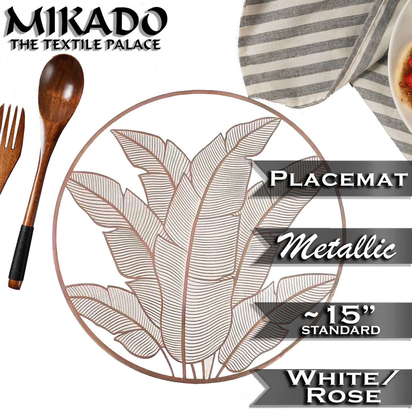 Metallic Placemats | Botanira Collection