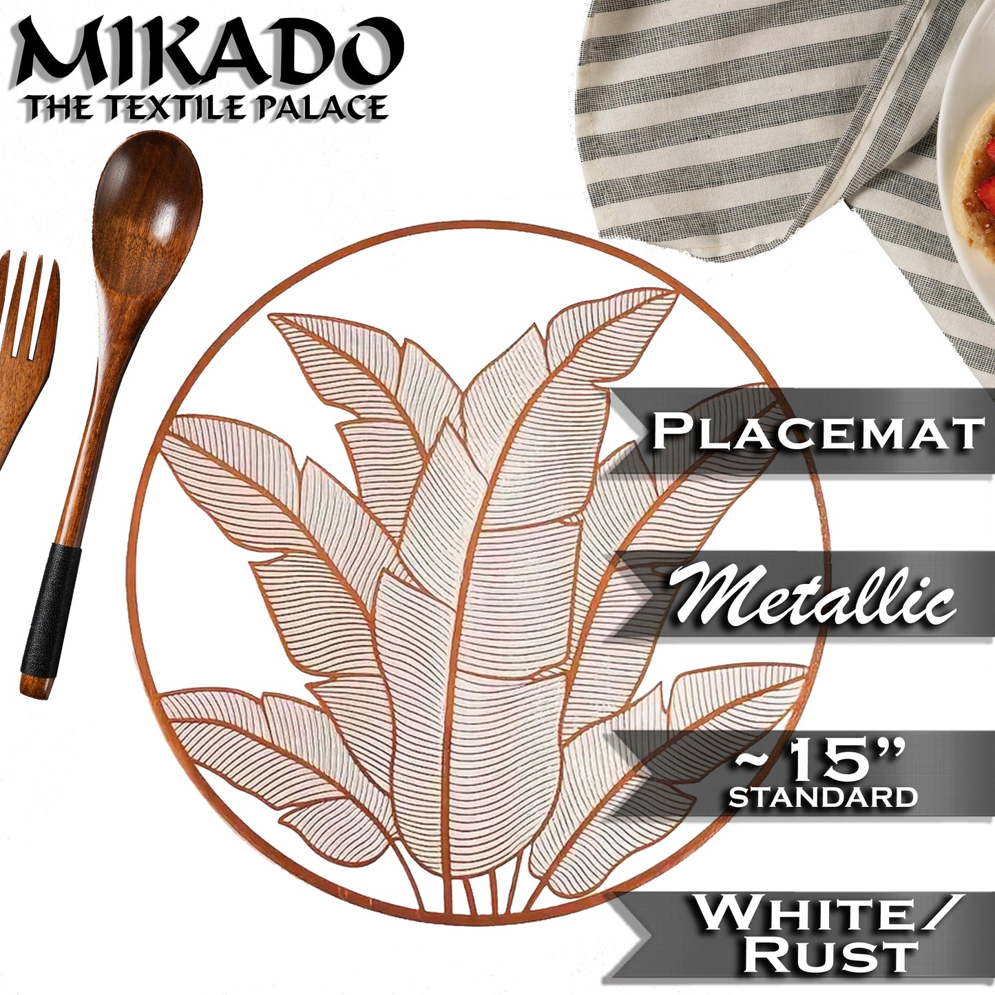 Metallic Placemats | Botanira Collection