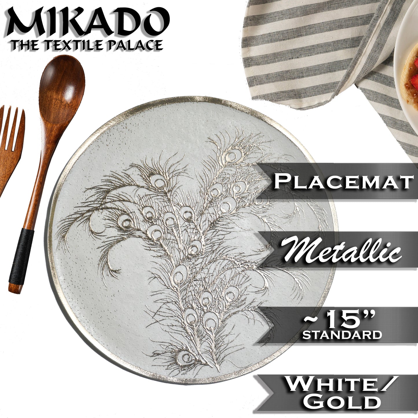 Metallic Placemats | Botanira Collection