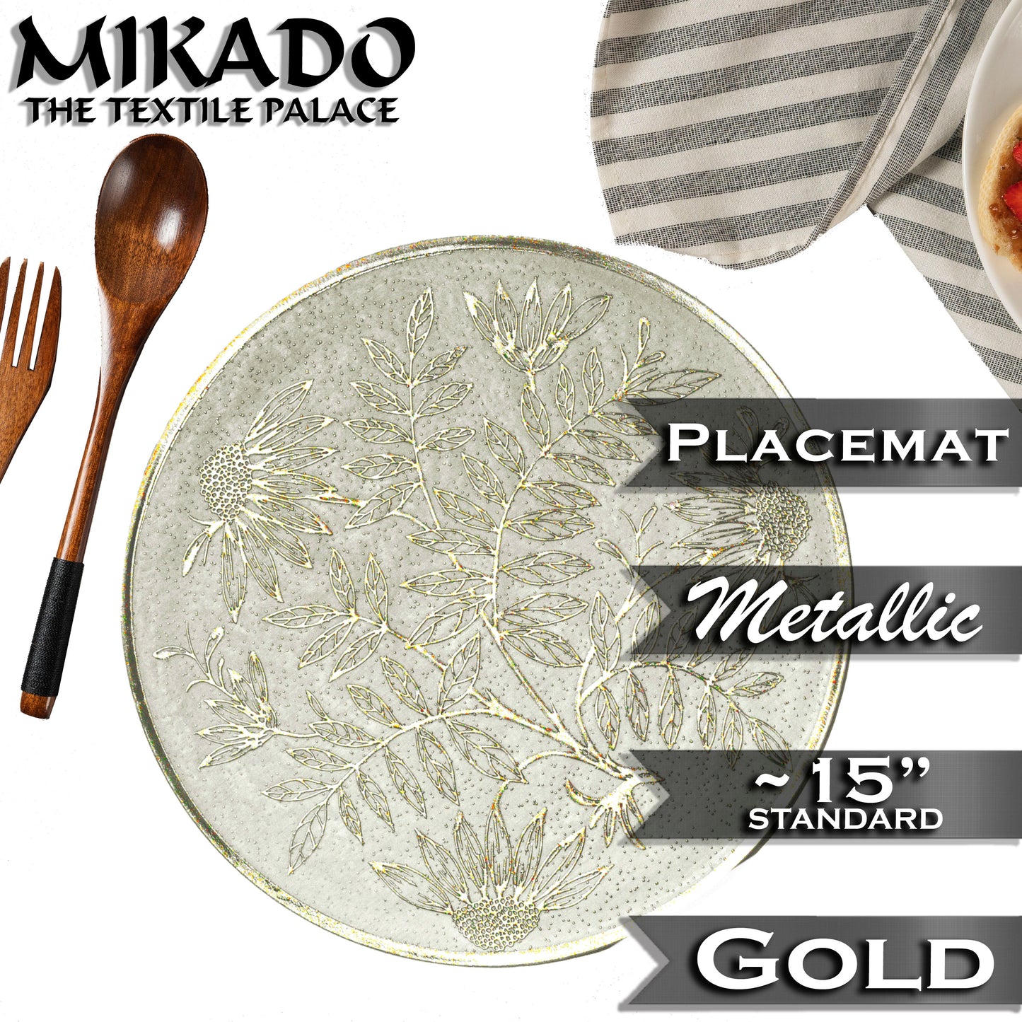 Metallic Placemats | Botanira Collection