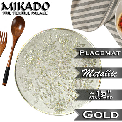 Metallic Placemats | Botanira Collection
