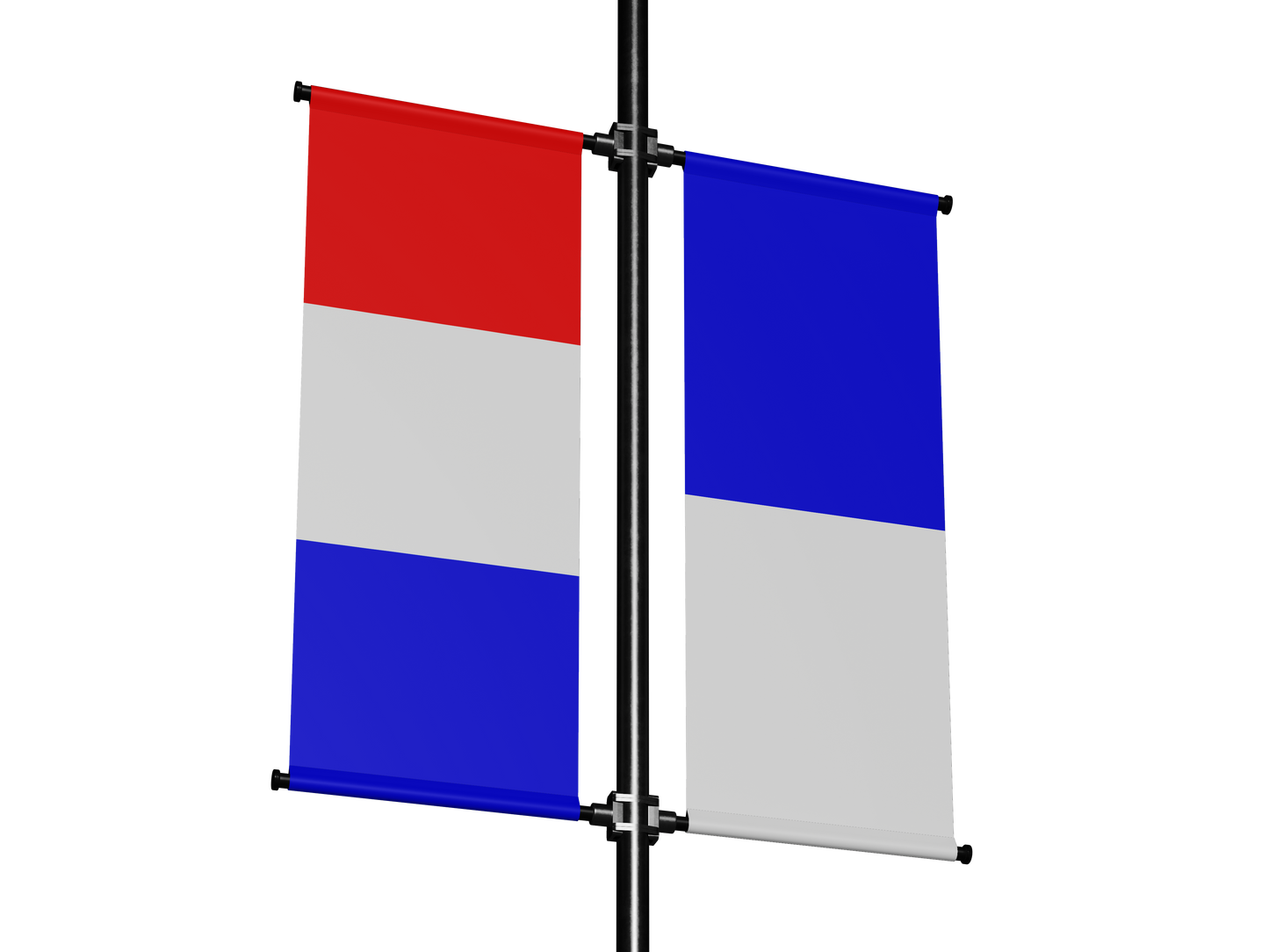 Red / White / Blue Striped Fabric