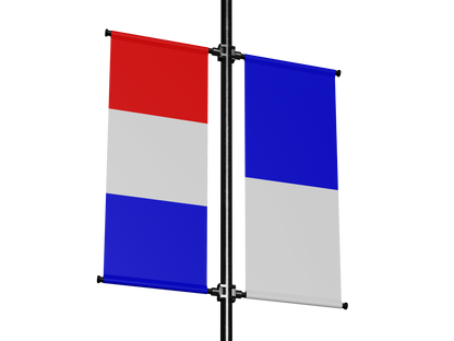 Red / White / Blue Striped Fabric