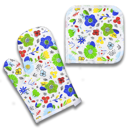 Pot Holder + Oven Mitt