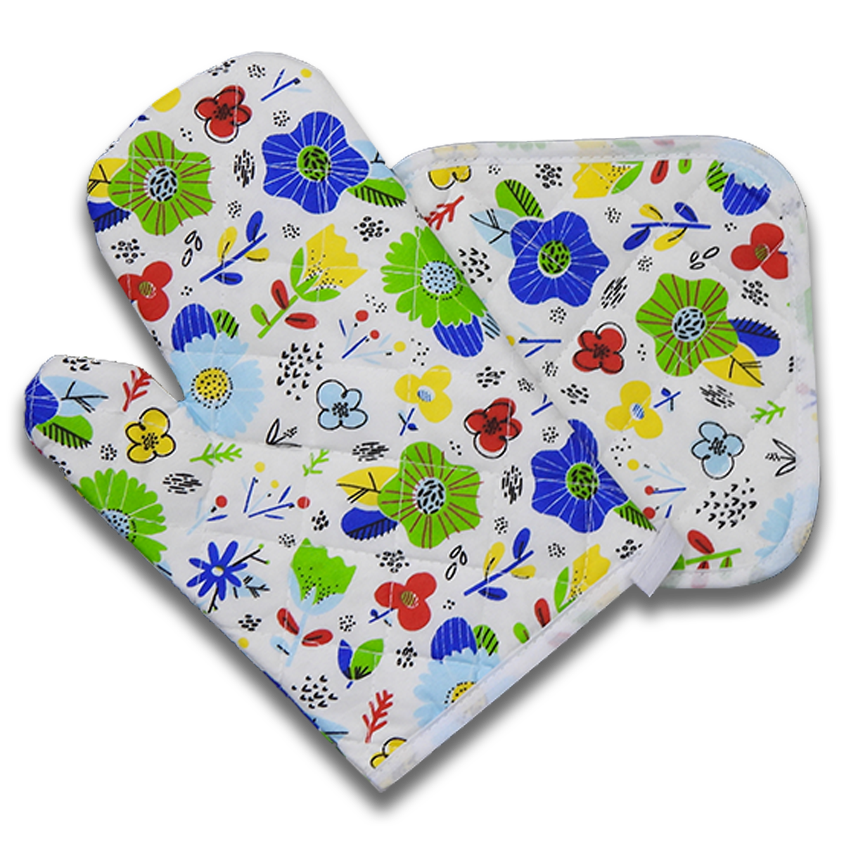 Pot Holder + Oven Mitt
