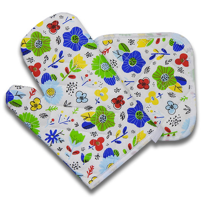 Pot Holder + Oven Mitt