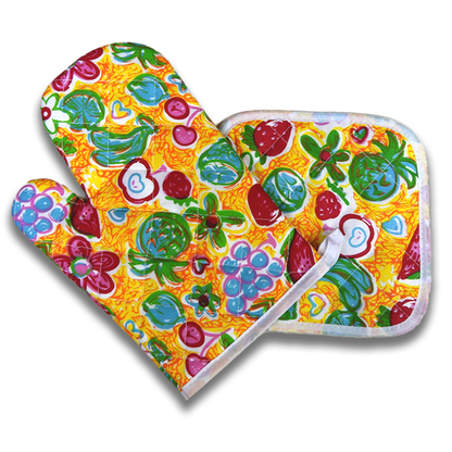 Pot Holder + Oven Mitt