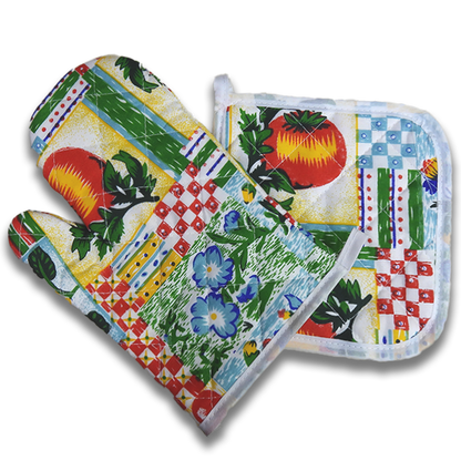 Pot Holder + Oven Mitt