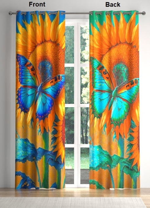 Sunshine Monarch 🦋 Reversible Blackout Panel