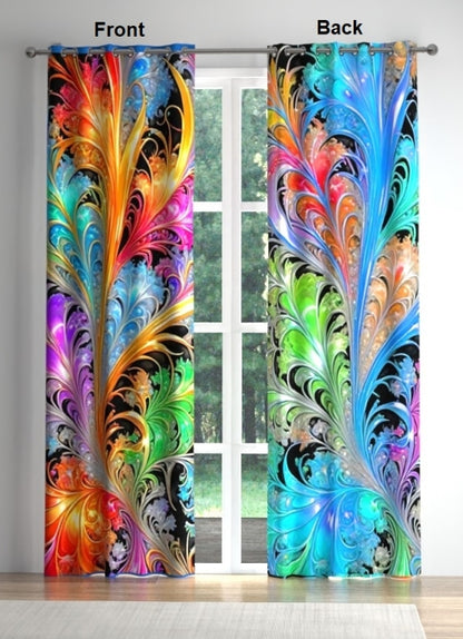 Carnival Swirl 💫 Reversible Blackout Panel | SPDC3