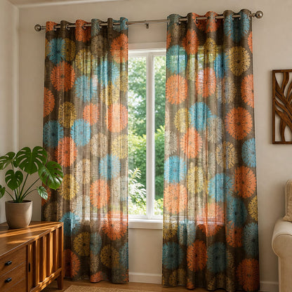 Celestial Burst Panel | Blackout or Sheer Panel