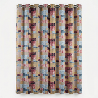 Mosaic Patchwork Panel | Blackout or Sheer Panel [#72-2]