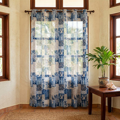Modern Mosaic Panel | Blackout or Sheer Panel [98-1,2]