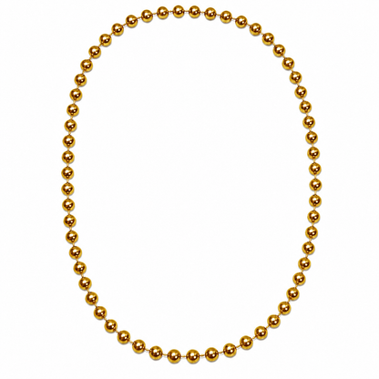 Round Carnival Beads | Metallic Finish