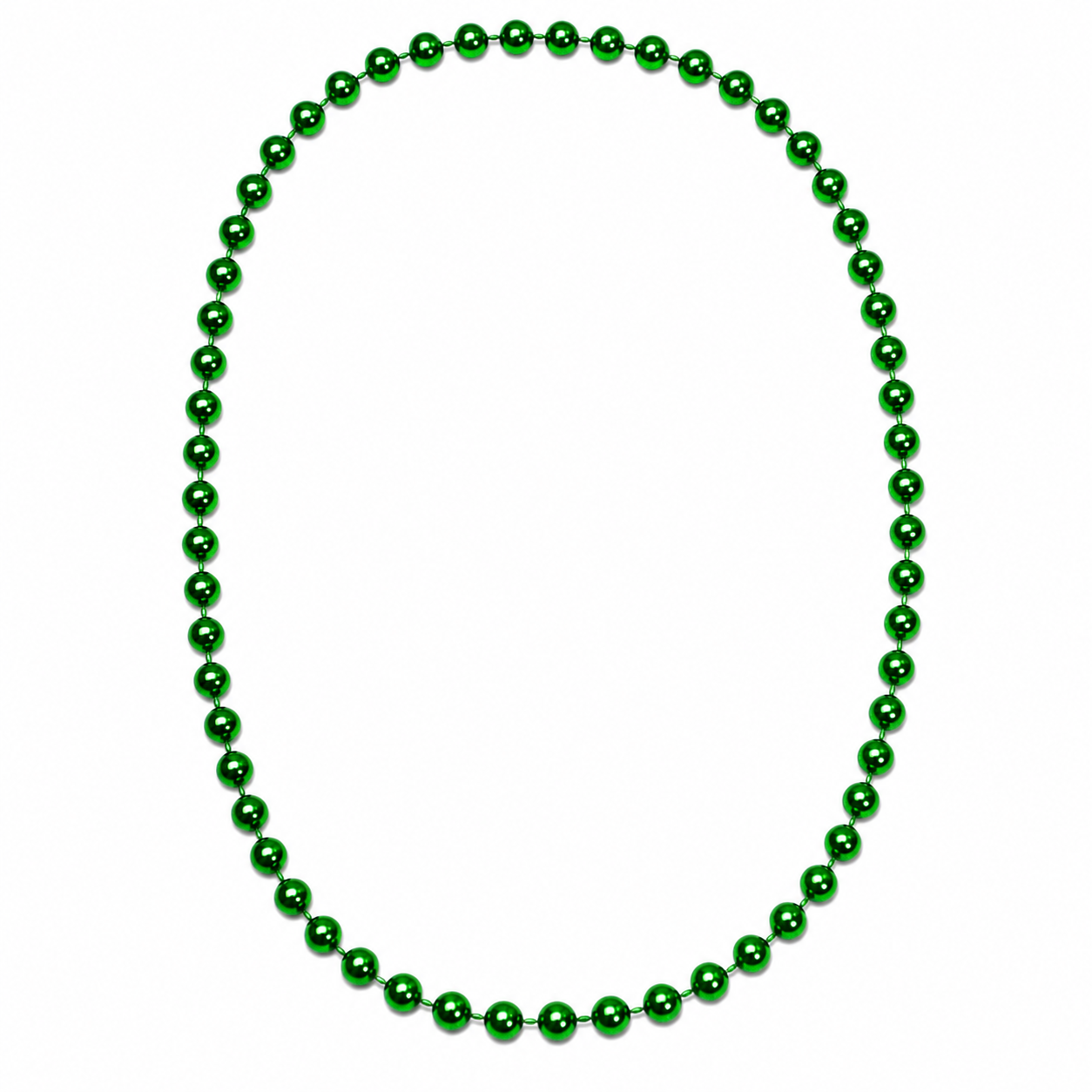 Round Carnival Beads | Metallic Finish
