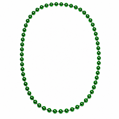 Round Carnival Beads | Metallic Finish