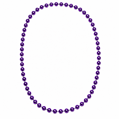 Round Carnival Beads | Metallic Finish