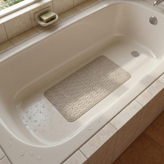 Protection Bath Mat | Geometric Design