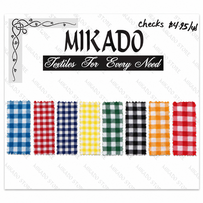 Checkered Dacron | Large Checks