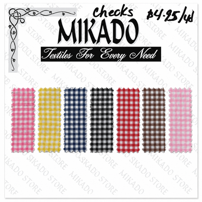 Checkered Dacron | Small Checks