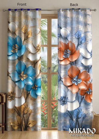 Sculpted Petals 🌸 Reversible Blackout Panel