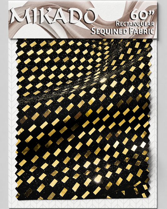 Sequined Fabric | Elongated Sequins