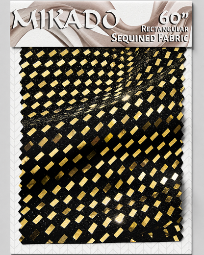 Sequined Fabric | Elongated Sequins