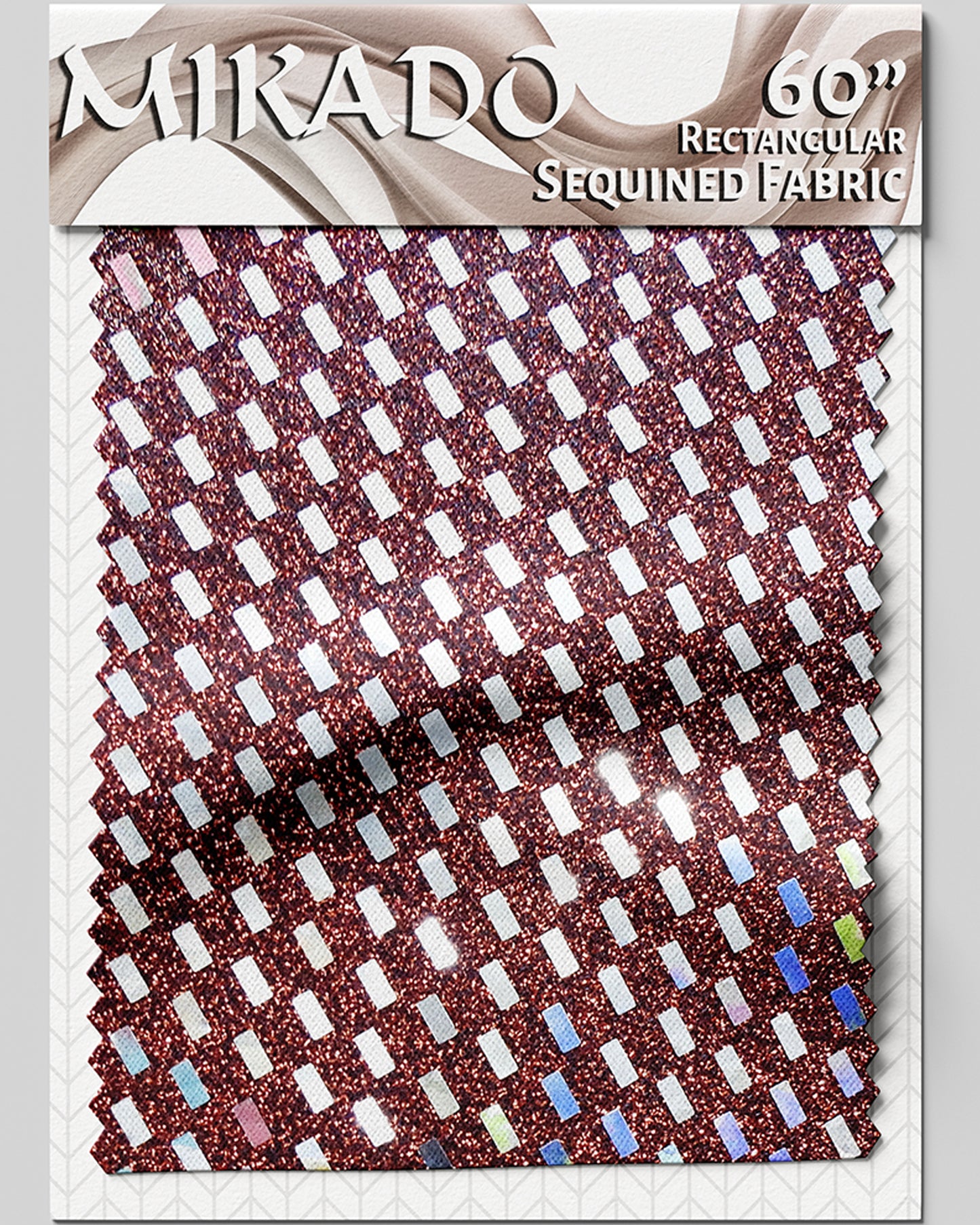 Sequined Fabric | Elongated Sequins