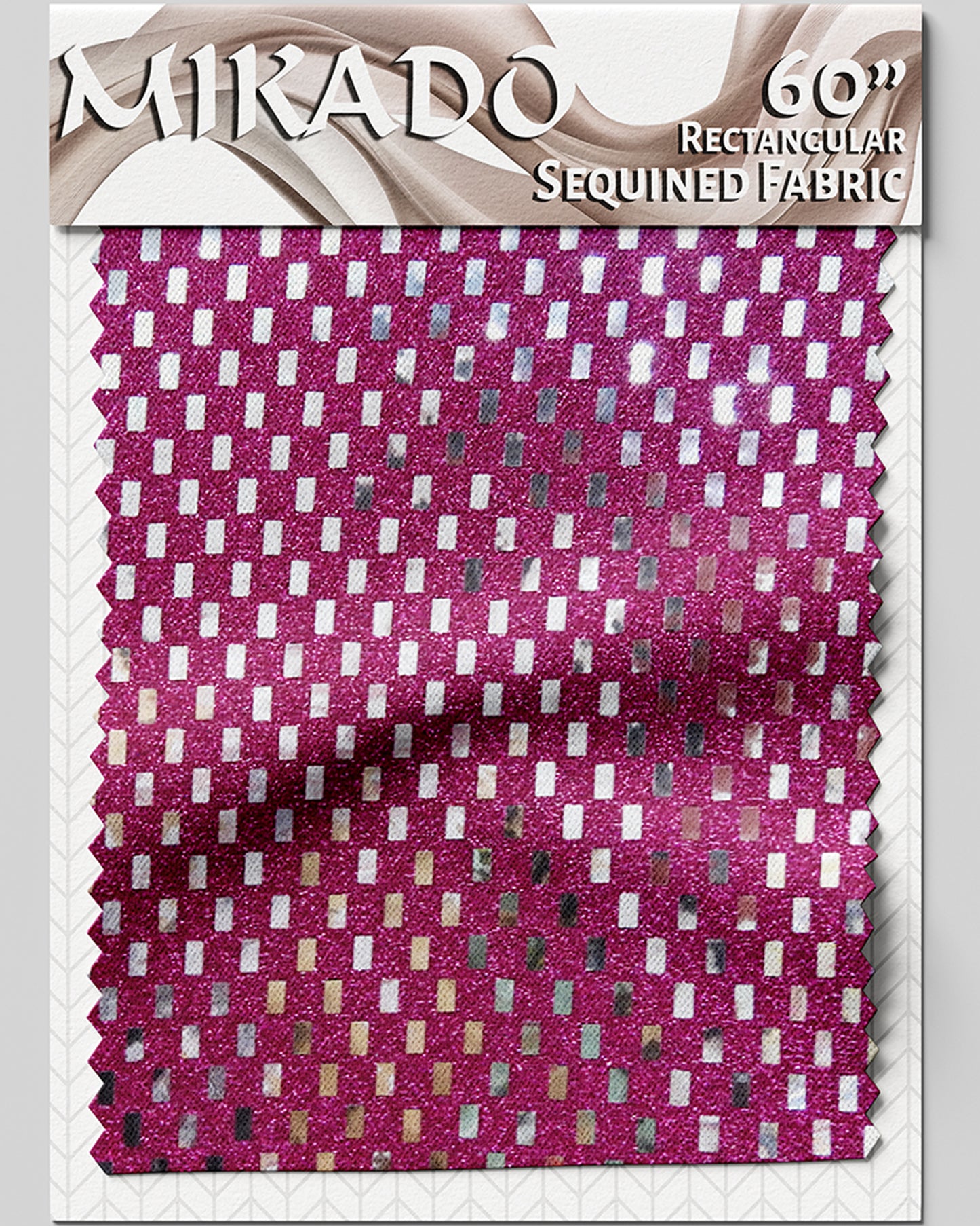 Sequined Fabric | Elongated Sequins
